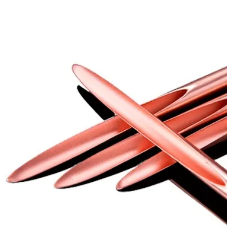 Intern gegroefde koperen buis